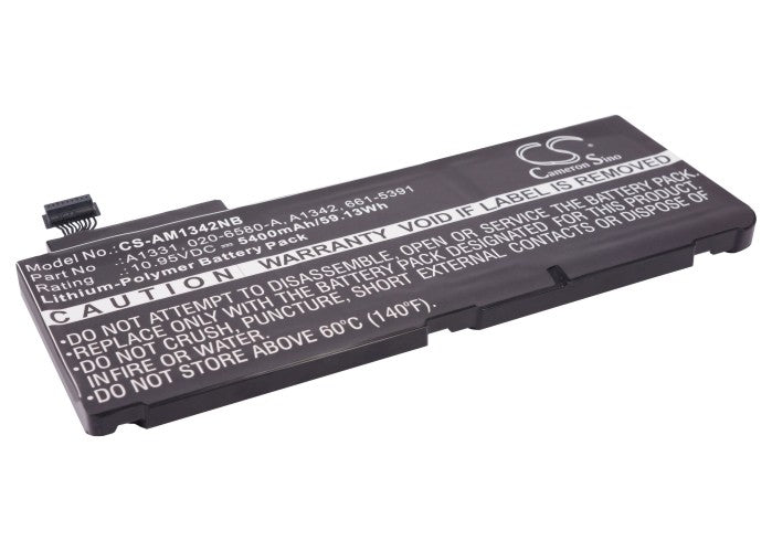 10.95V 5400mAh/59.13Wh Li-Polymer Notebook/Laptop Battery for Apple
