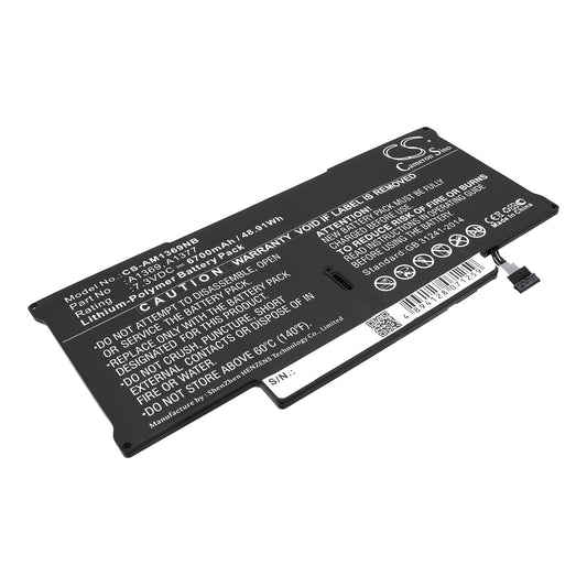 7.3V 6700mAh/48.91Wh Li-Polymer Notebook/Laptop Battery for Apple