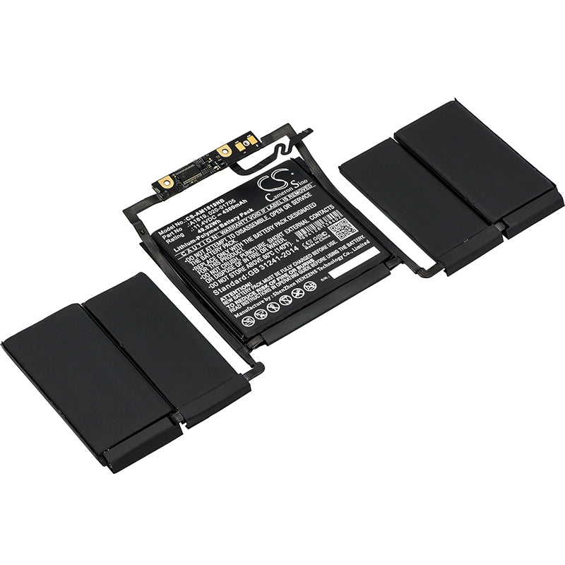 11.4V 4300mAh/49.02Wh Li-Polymer Notebook/Laptop Battery for Apple