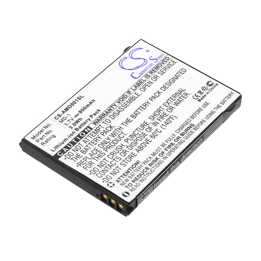 3.7V 800mAh/3.0Wh Li-ion VoIP Phone Battery for AMOI