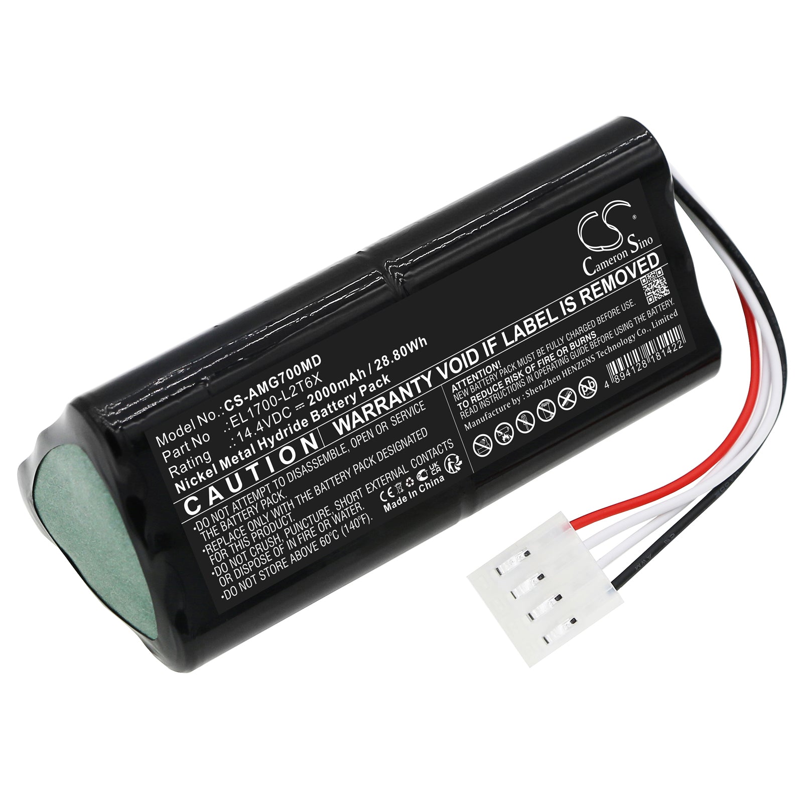 CS-AMG700MD Replacement Battery – Compatible with EL1700-L2T6X, GoLift 700