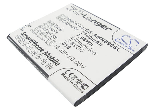 3.8V 2100mAh/7.98Wh Li-ion Mobile/SmartPhone Battery for AMOI