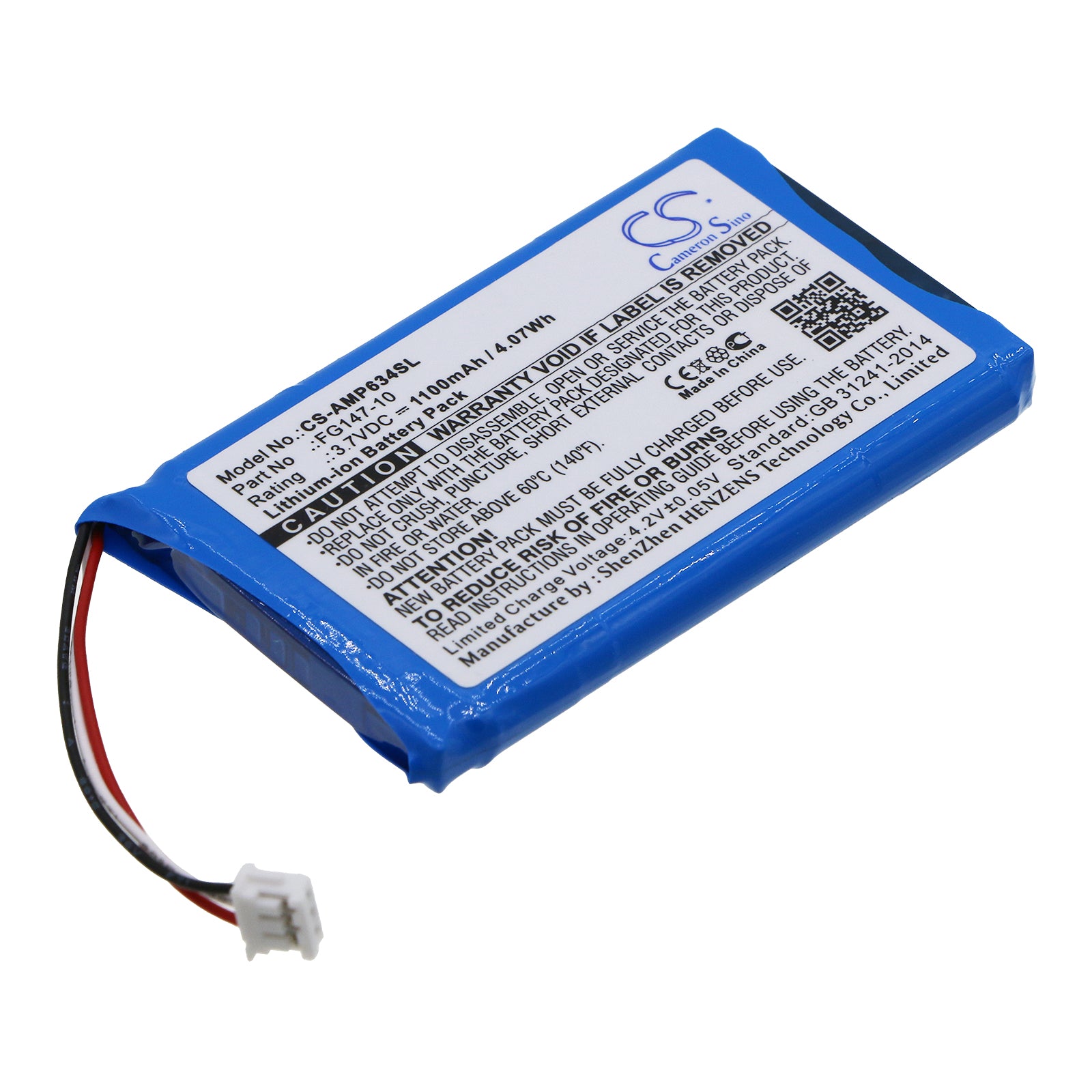 CS-AMP634SL Replacement Battery – Compatible with FG148-04, Mio Modero remote controls, MIO R-4 Mio Modero Remote, RS634
