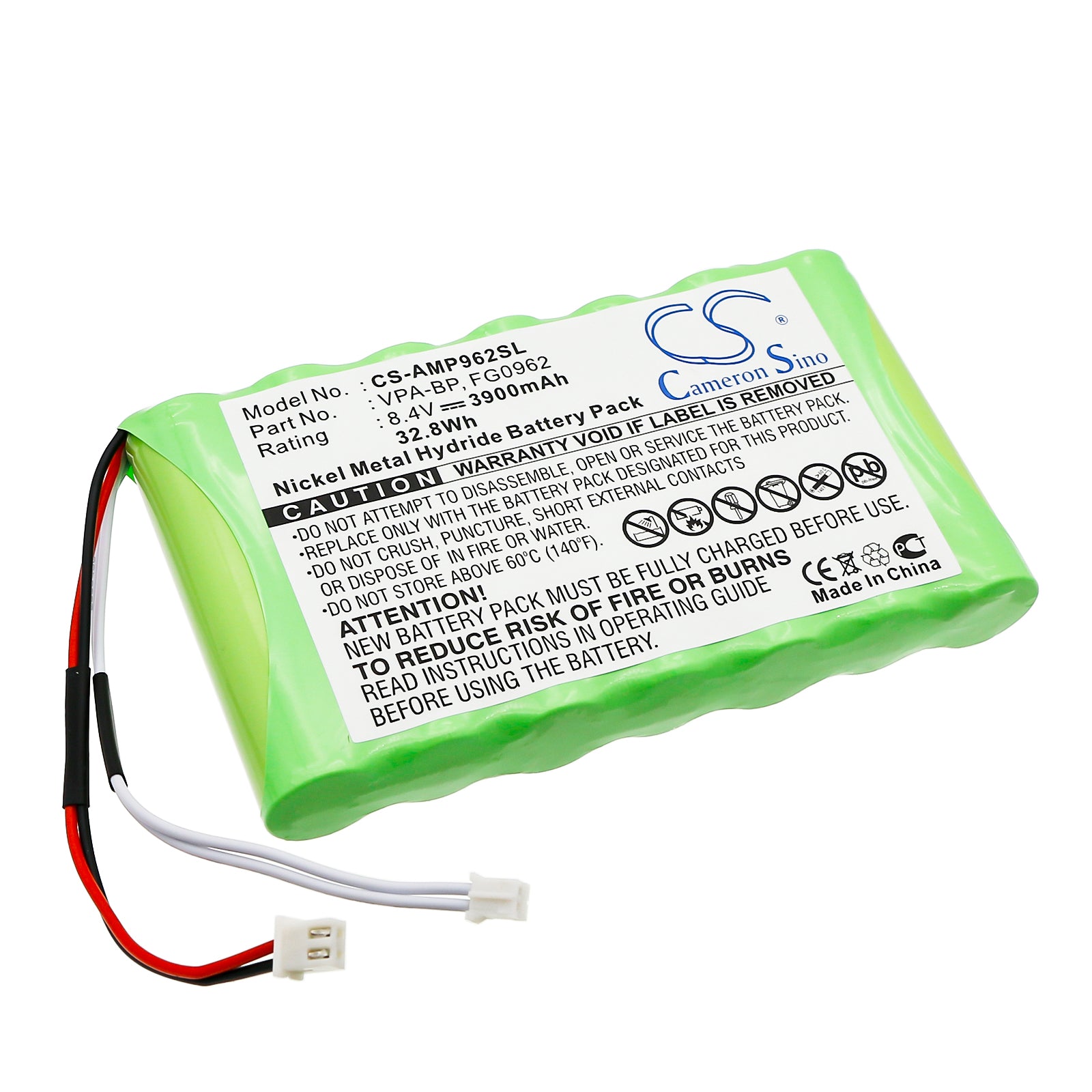 8.4V 3900mAh/32.76Wh Ni-MH Equipment/Survey Battery for AMX