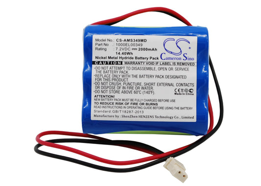 7.2V 2000mAh/14.40Wh Ni-MH Medical Battery for Alaris Medicalsystems