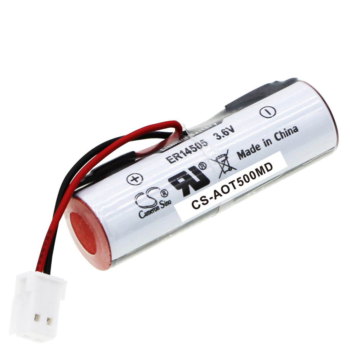 Cameron Sino 3.6V 2700mAh Li-SOCl2 Battery for AeroScout T2-EB Sensor Tag,T5 Sensor Tag,T5B Sensor Tag,T5C Sensor Tag,T5m‐v Sensor Tag,TAC‐2