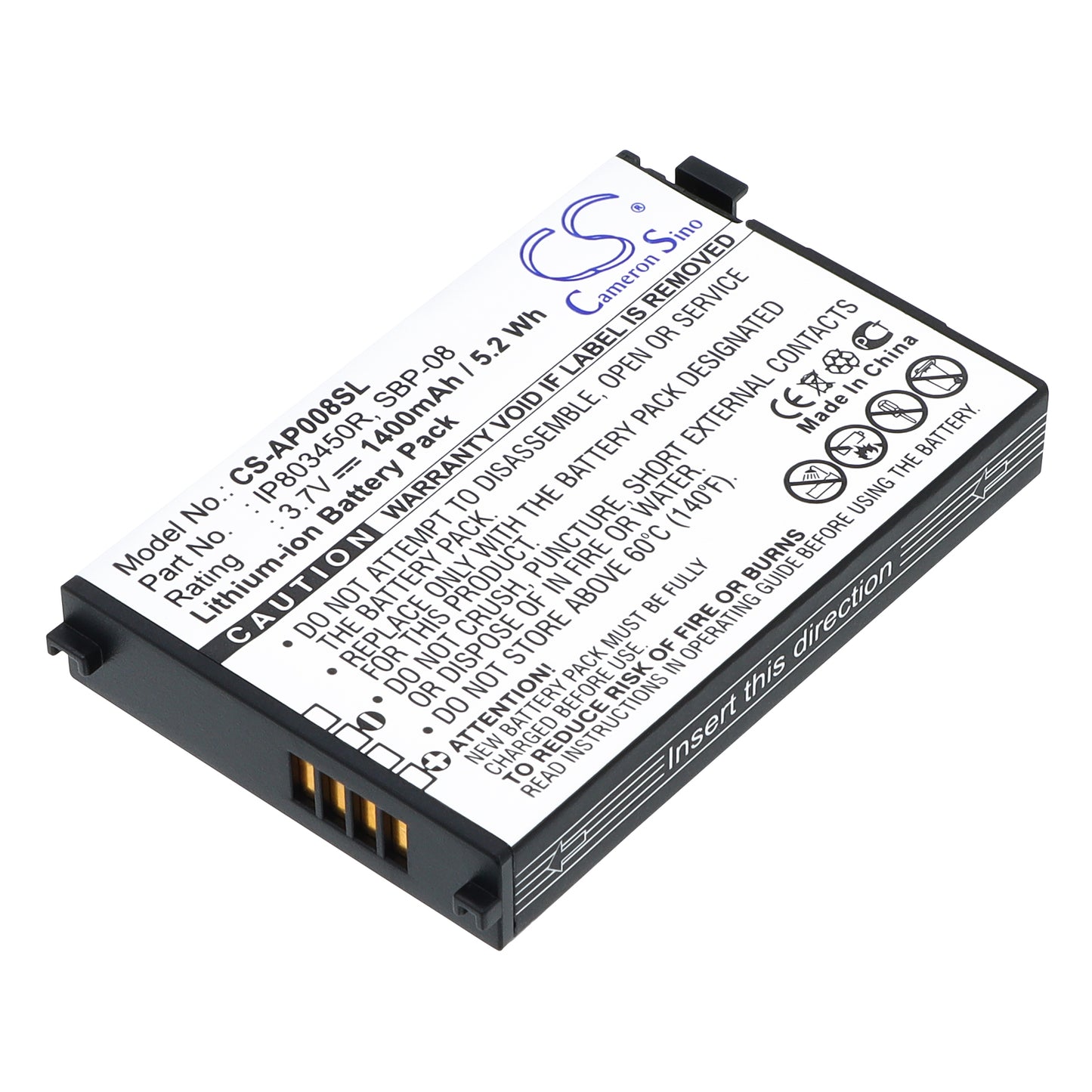 3.7V 1400mAh/5.2Wh Li-ion Mobile/SmartPhone Battery for Asus