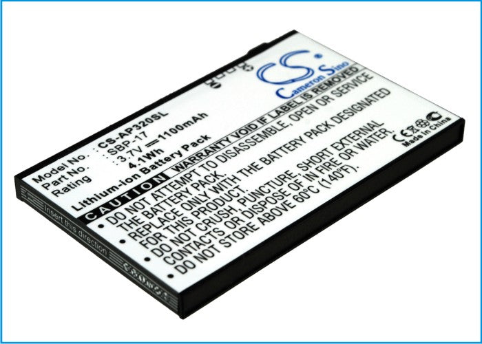 3.7V 1100mAh/4.1Wh Li-ion Mobile/SmartPhone Battery for Asus