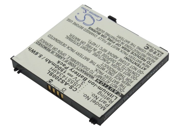 3.7V 1500mAh/5.6Wh Li-ion Mobile/SmartPhone Battery for Acer