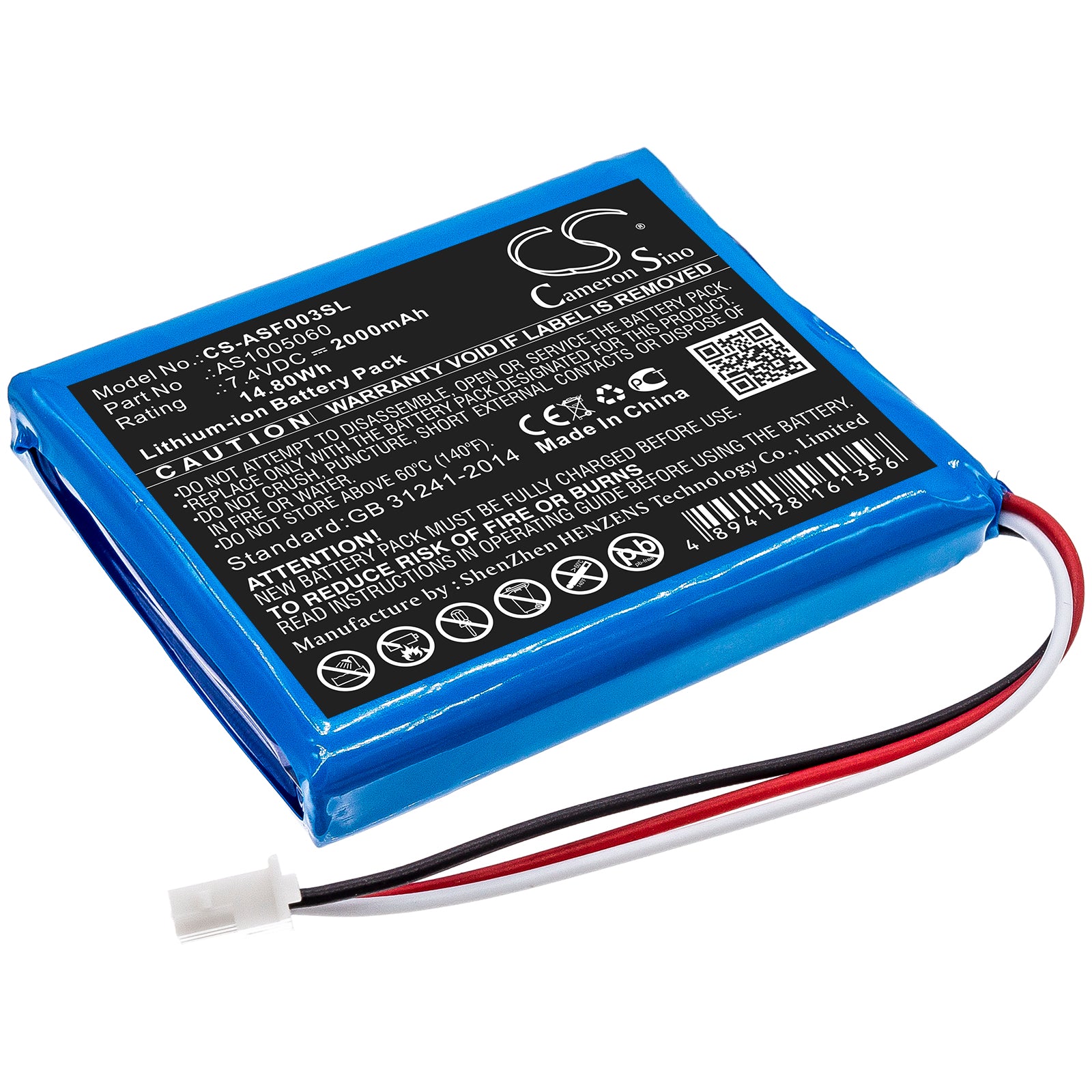 CS-ASF003SL Replacement Battery – Compatible with Satfinder Spare Part SF03-BT