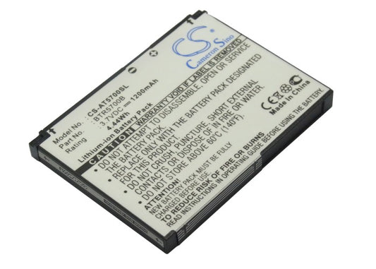 3.7V 1200mAh/4.44Wh Li-ion Mobile/SmartPhone Battery for AT&T