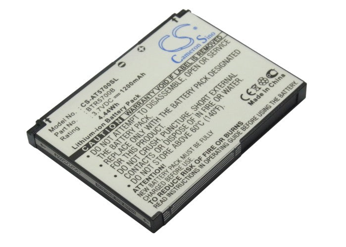 3.7V 1200mAh/4.44Wh Li-ion Mobile/SmartPhone Battery for Audiovox