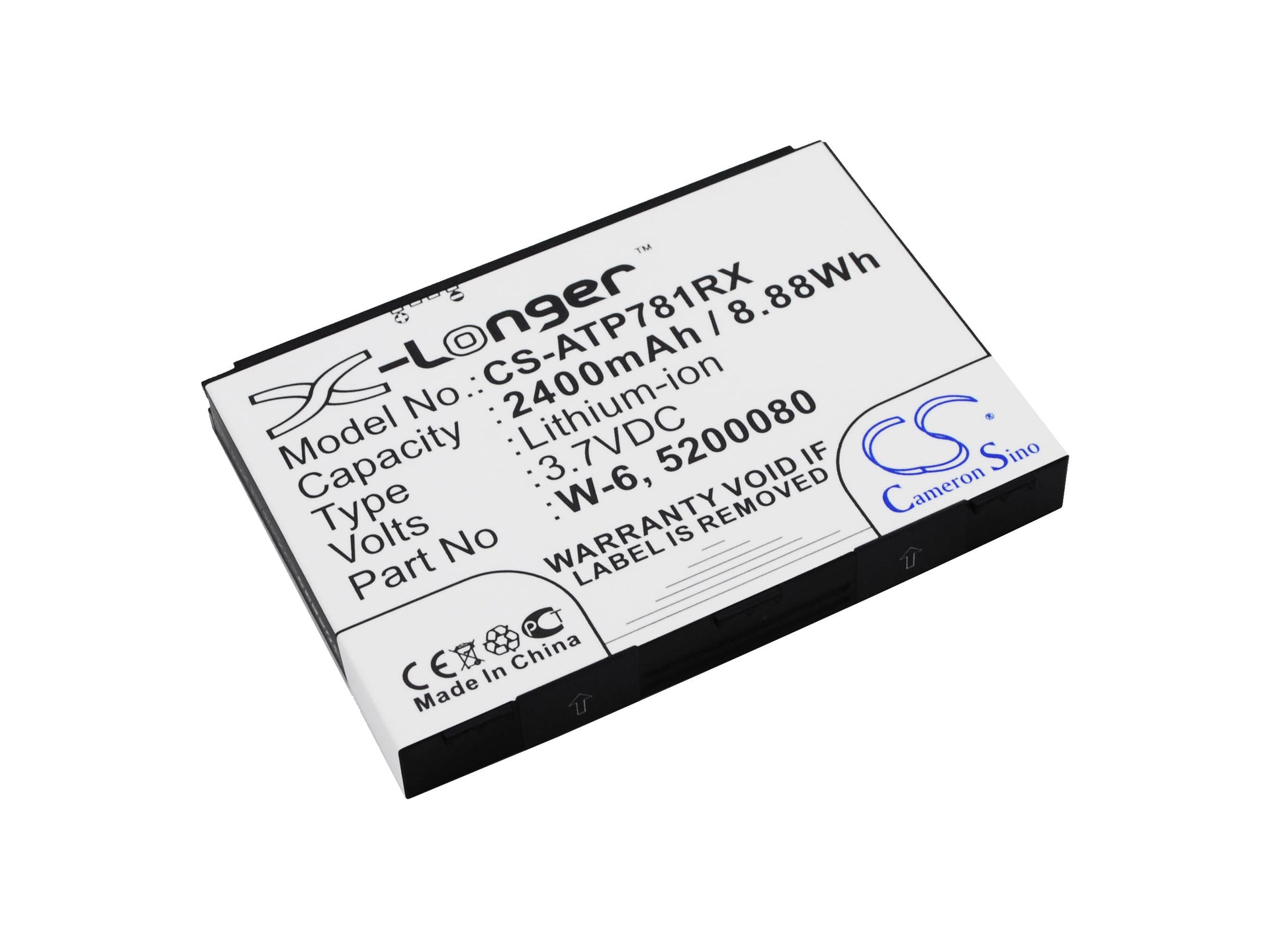3.7V 2400mAh/8.88Wh Li-ion Hotspot Battery for AT&T