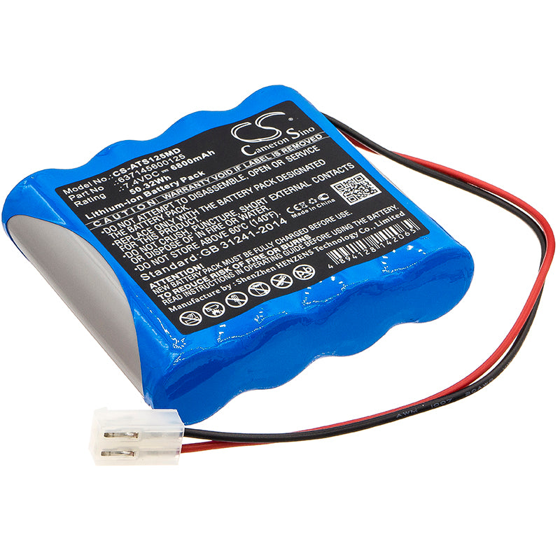 7.4V 6800mAh/50.32Wh Li-ion Medical Battery for Atmos