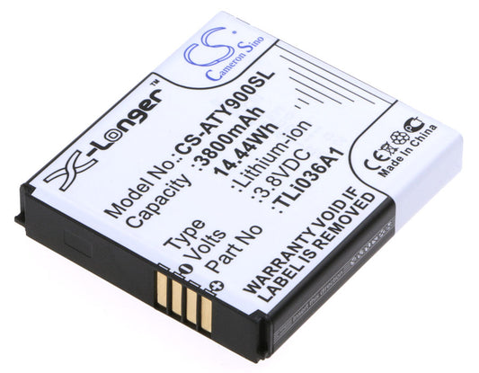 3.8V 3800mAh/14.44Wh Li-ion Hotspot Battery for Alcatel
