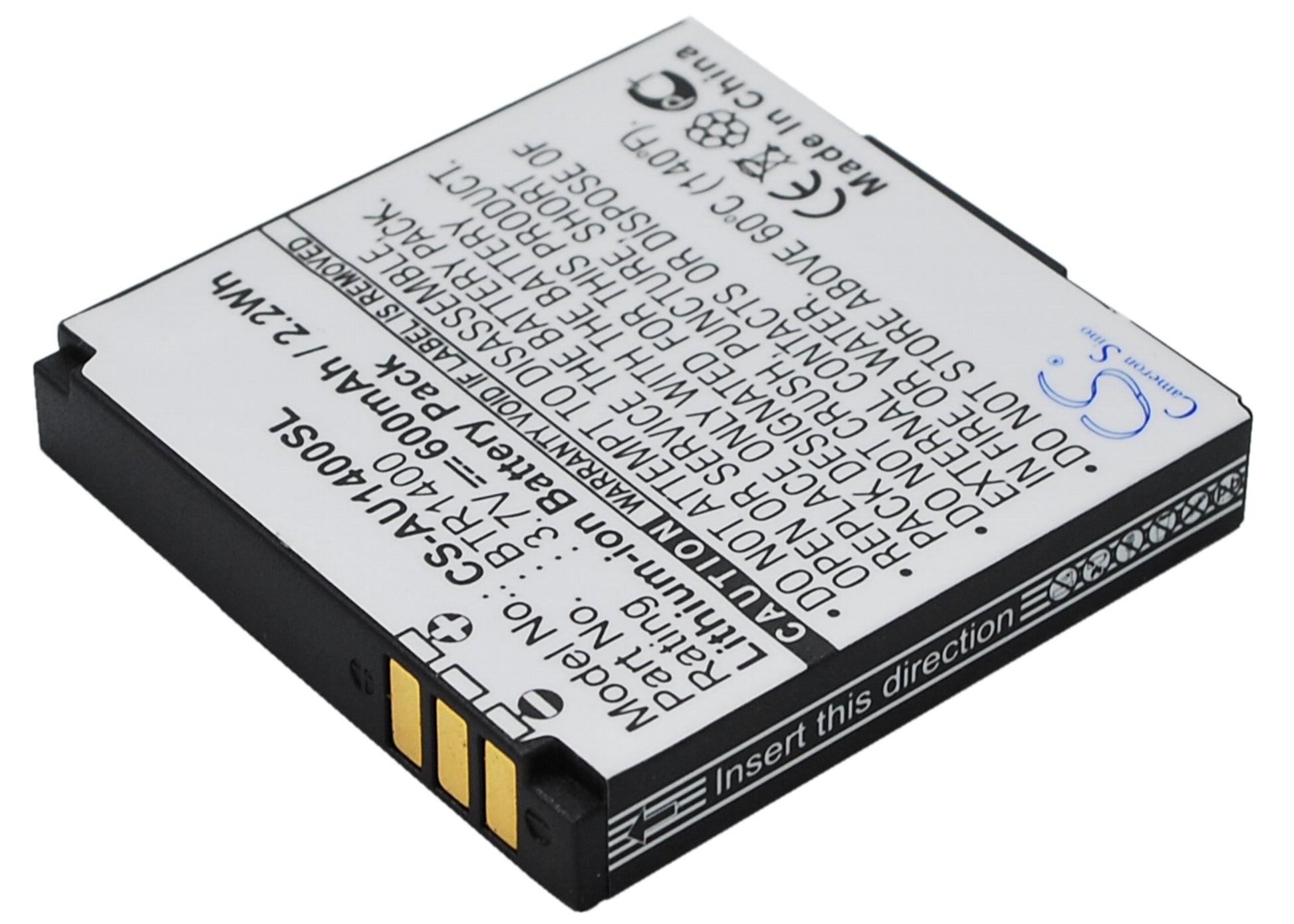 3.7V 600mAh Li-ion Mobile/SmartPhone Battery for UTStarcom