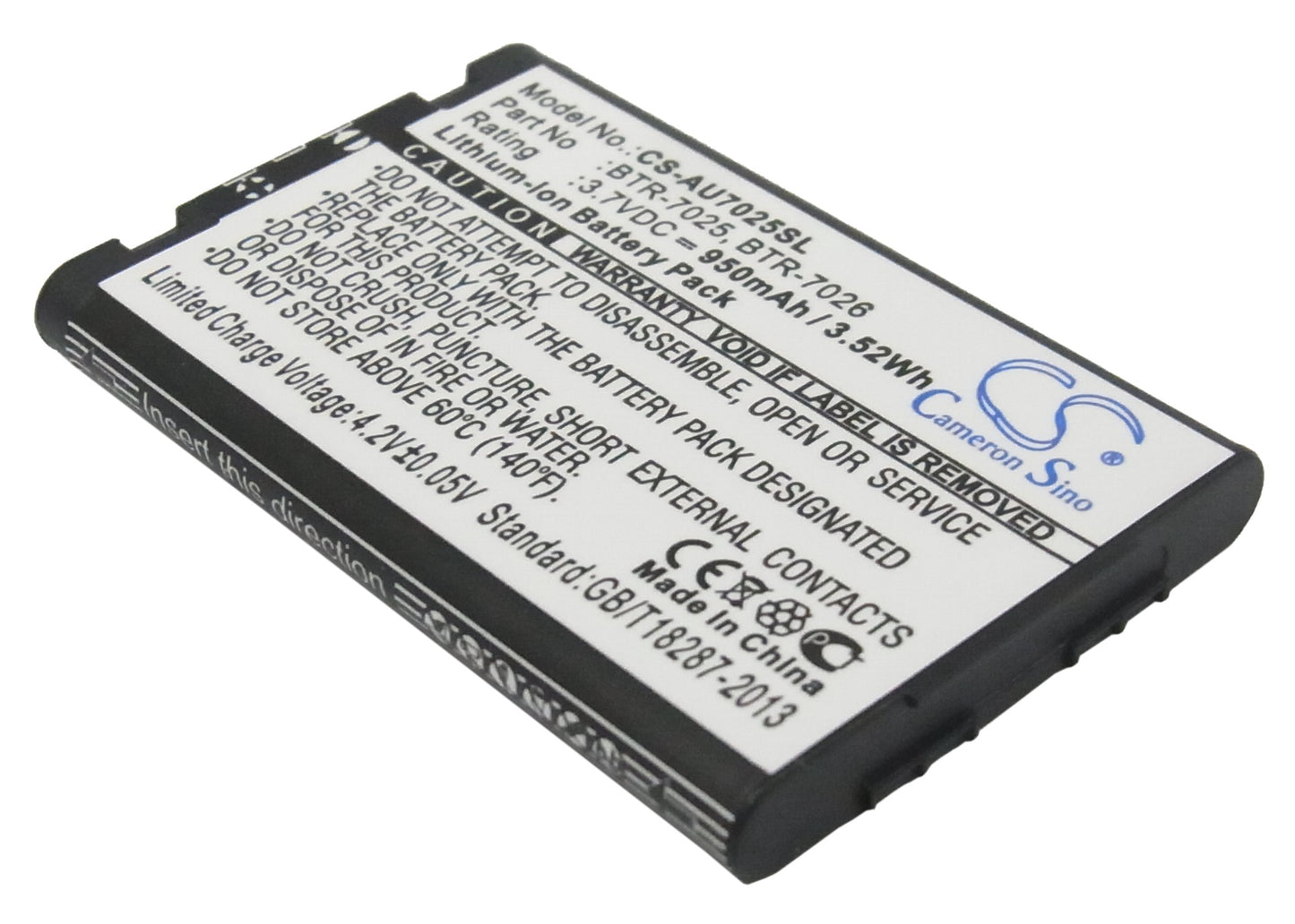 3.7V 950mAh/3.52Wh Li-ion Mobile/SmartPhone Battery for Sprint