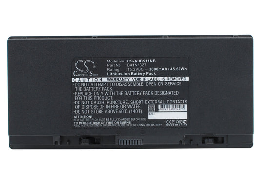 15.2V 3000mAh/45.60Wh Li-ion Notebook/Laptop Battery for Asus