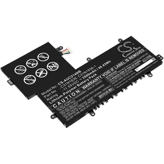 CS-AUC214NB Replacement Battery – Compatible with C204MA-1A, C204MA-BU0005, C204MA-BU0010, C204MA-GJ0003, C204MA-GJ0023, C204MA-YS02-GR, C214MA-BU0003, C214MA-BU0038, C214MA-BW0024, C214MA-BW0077, C214MA-YS02T, Chromebook C204MA, Chromebook C204MA-1A, Chromebook C204MA-BU0005, Chromebook C204MA-BU0010, Chromebook C204MA-BU0030, Chromebook C204MA-BU1430, Chromebook C204MA-GJ0003, Chromebook C204MA-GJ0023, Chromebook C204MA-GJ0074, Chromebook C204MA-GJ0080, Chromebook Flip C214MA, Chromebook Flip