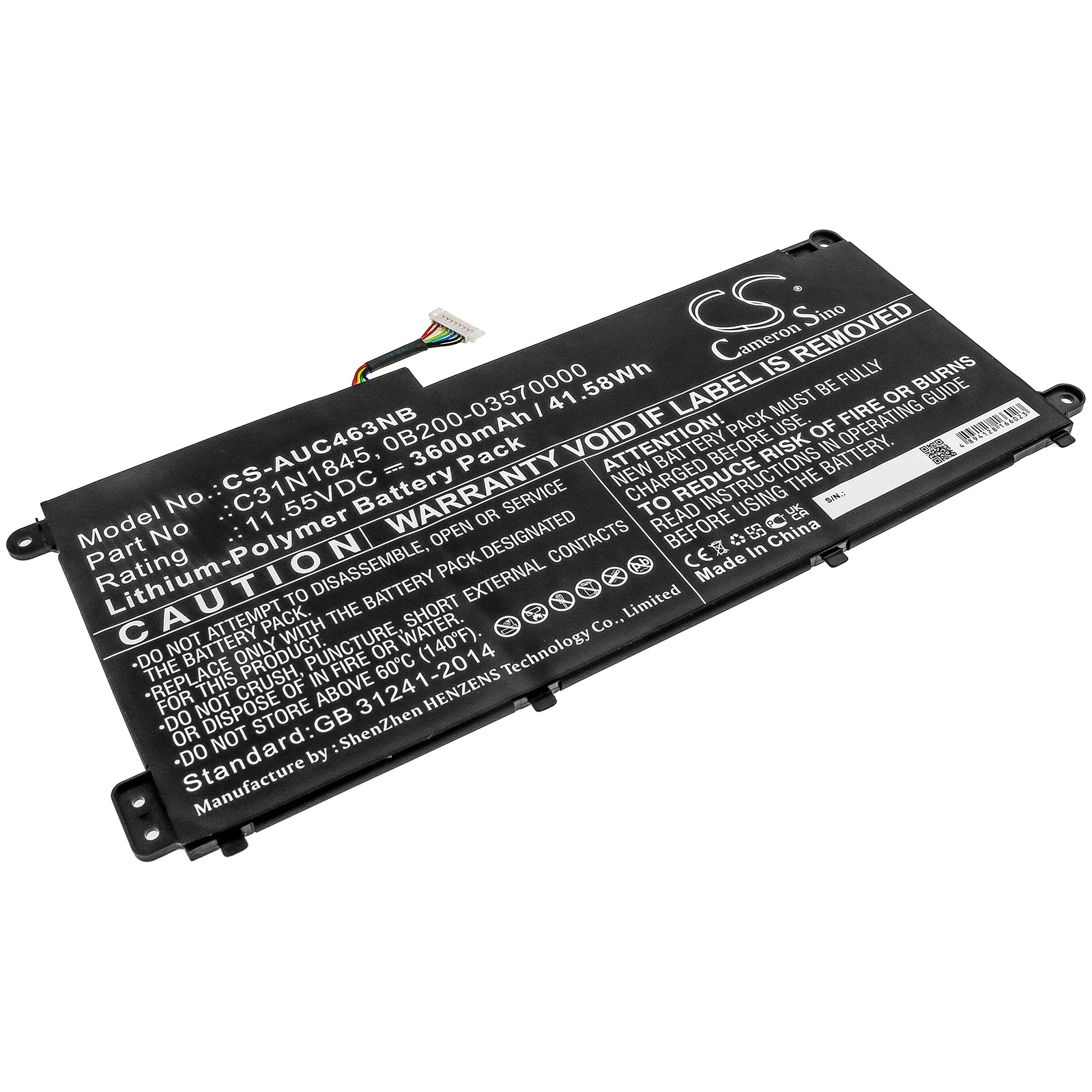 CS-AUC463NB Replacement Battery – Compatible with Chromebook C436FA