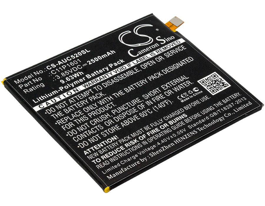 3.85V 2500mAh/9.63Wh Li-Polymer Mobile/SmartPhone Battery for Asus