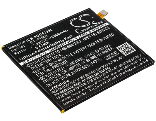 3.85V 2500mAh/9.63Wh Li-Polymer Mobile/SmartPhone Battery for Asus