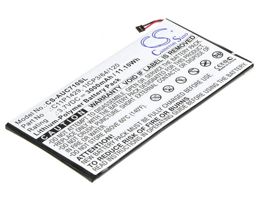 3.7V 3000mAh/11.10Wh Li-Polymer Tablet Battery for Asus