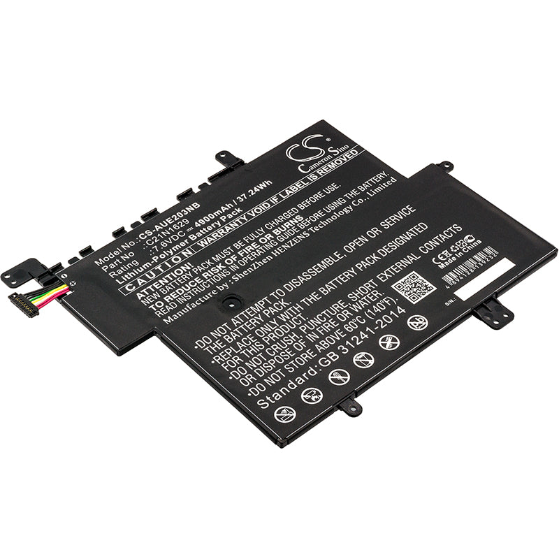 7.6V 4900mAh/37.24Wh Li-Polymer Notebook/Laptop Battery for Asus
