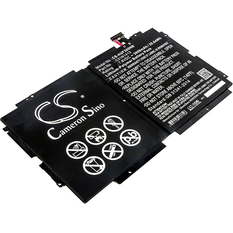 7.6V 3900mAh/29.64Wh Li-Polymer Notebook/Laptop Battery for Asus