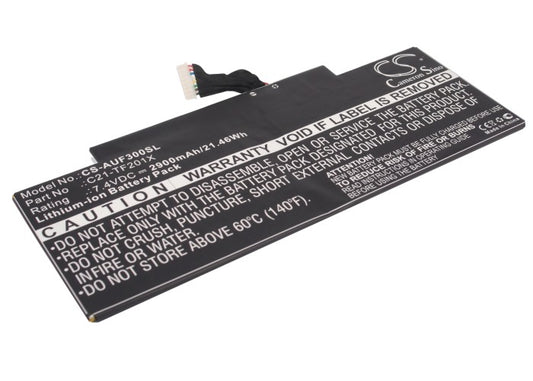 7.4V 2900mAh/21.46Wh Li-Polymer Tablet Battery for Asus
