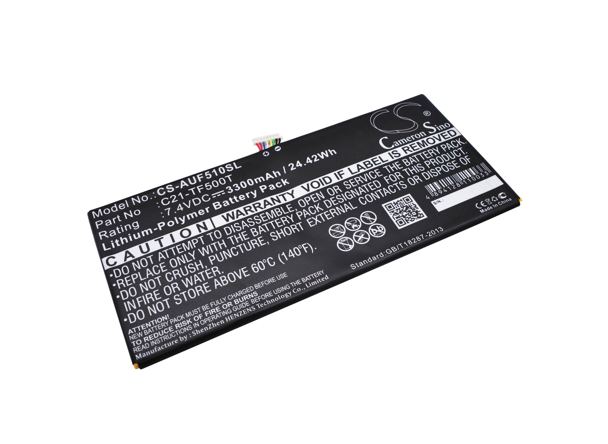 7.4V 3300mAh/24.42Wh Li-Polymer Tablet Battery for Asus