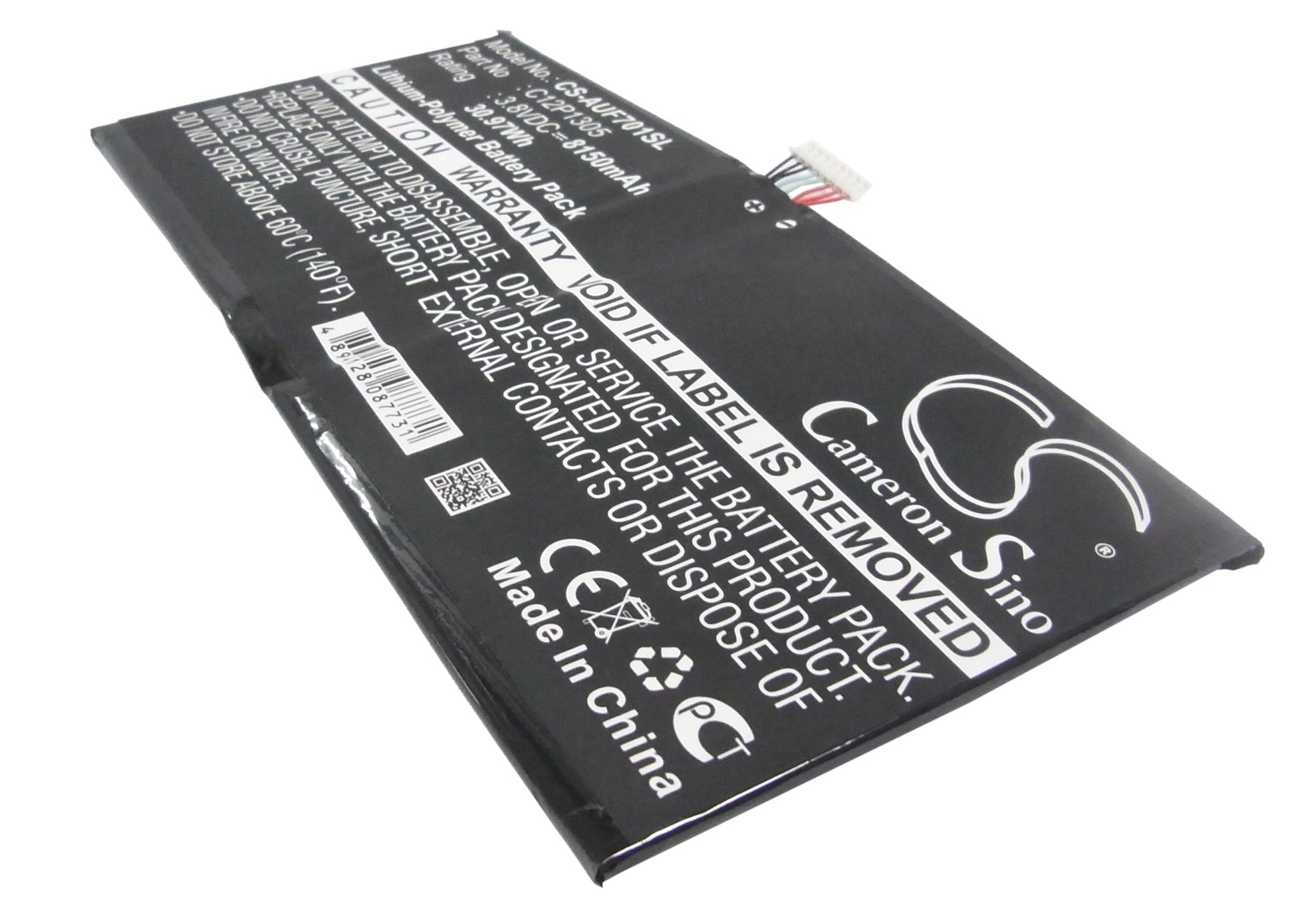 3.8V 8150mAh/30.97Wh Li-Polymer Tablet Battery for Asus