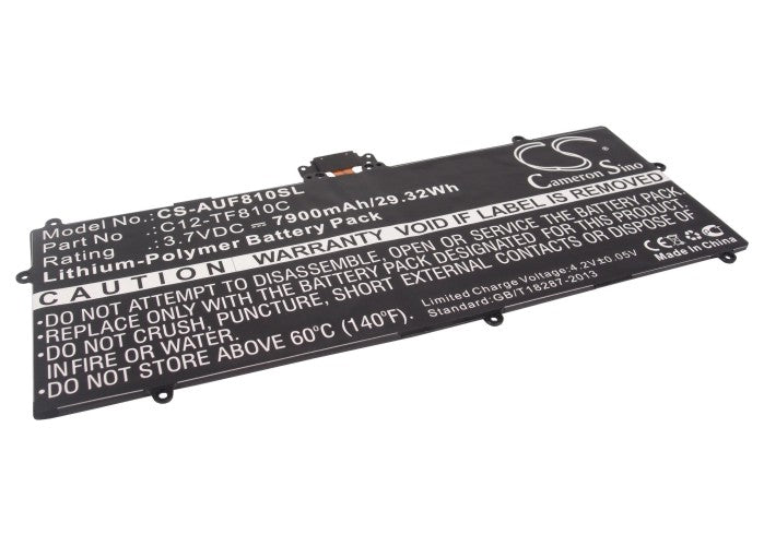 3.7V 7900mAh/29.23Wh Li-Polymer Tablet Battery for Asus