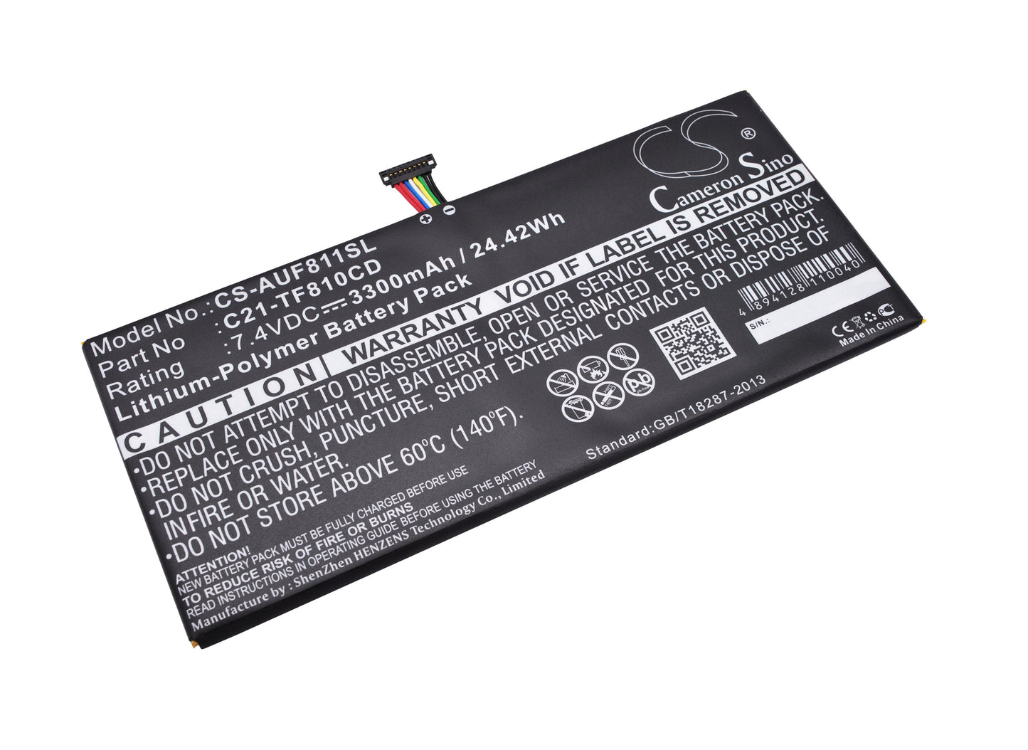 7.4V 3300mAh/24.42Wh Li-Polymer Tablet Battery for Asus