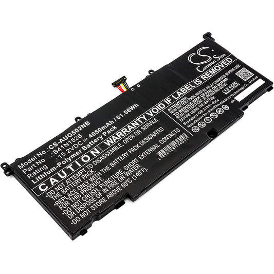 15.2V 4050mAh/61.56Wh Li-Polymer Notebook/Laptop Battery for Asus