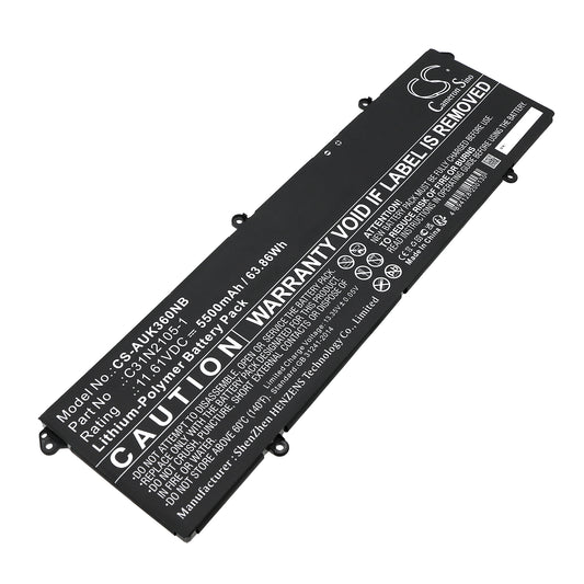 CS-AUK360NB Replacement Battery – Compatible with K3605VU, K3605VV, K3605VV-BB74, K3605VV-ES96, K3605VV-MX047, K3605VV-MX118W, K3605VV-MX128W, K3605VV-N1028W, K3605VV-PL086, K3605VV-PL088, K3605VV-PL094W, K3605VV-PL095W, K5504VN, K5504VN-BN036WS, K5504VN-BN040W, K5504VN-BN081W, K5504VN-BN086W, K5504VN-DS96, K5504VN-L1023WS, K5504VN-L1024WS, K5504VN-L1026WS, K5504VN-L1032WS, K5504VN-L1033WS, K5504VN-MA045W, K5504VN-MA067W, K5504VN-MA102W, K5504VN-MA112W, K5504VN-MA139W, K6502VJ, K6502VJ-LP060W,