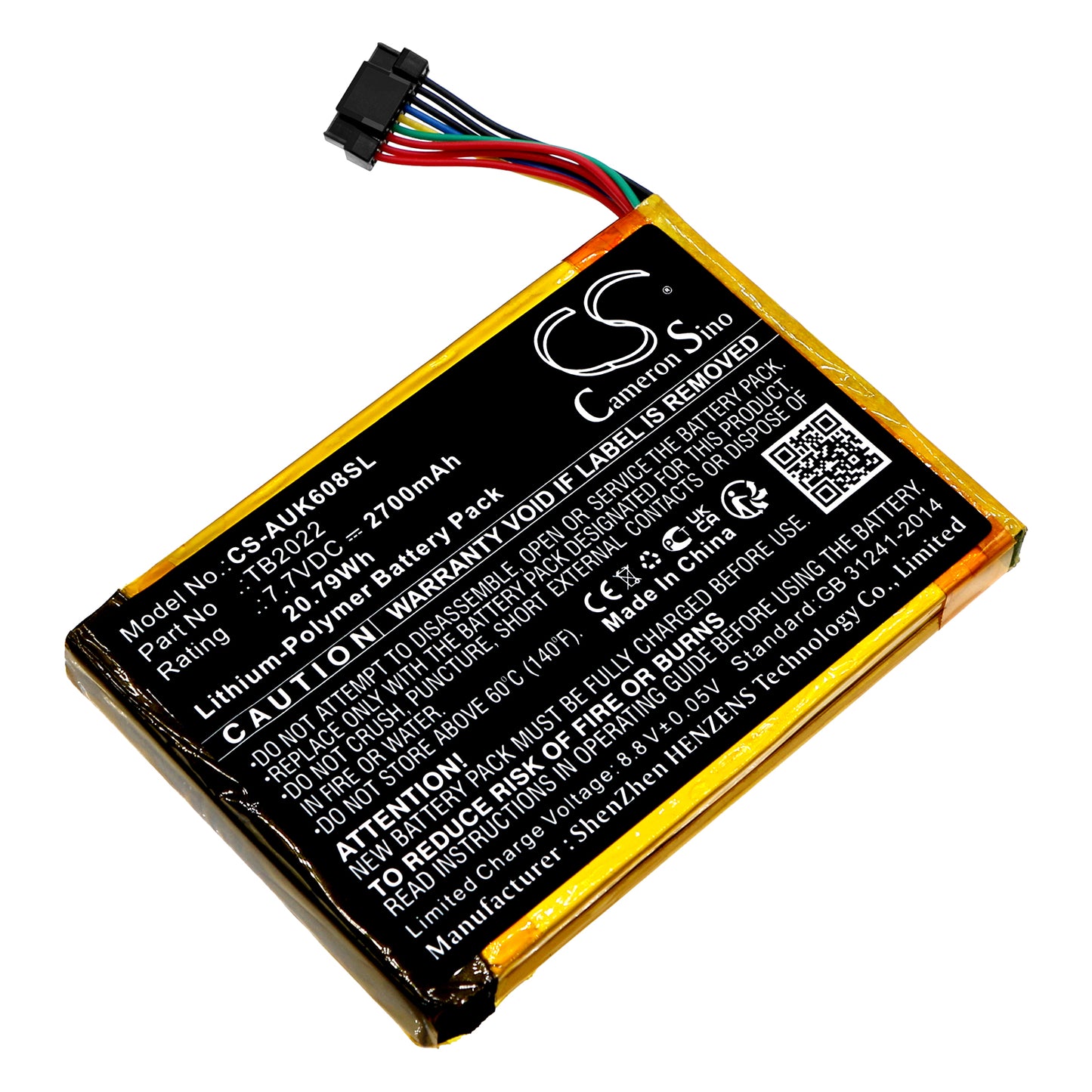 CS-AUK608SL Replacement Battery – Compatible with MaxiBAS BT608