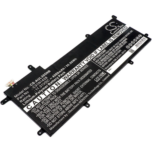 11.31V 4500mAh/50.90Wh Li-Polymer Notebook/Laptop Battery for Asus