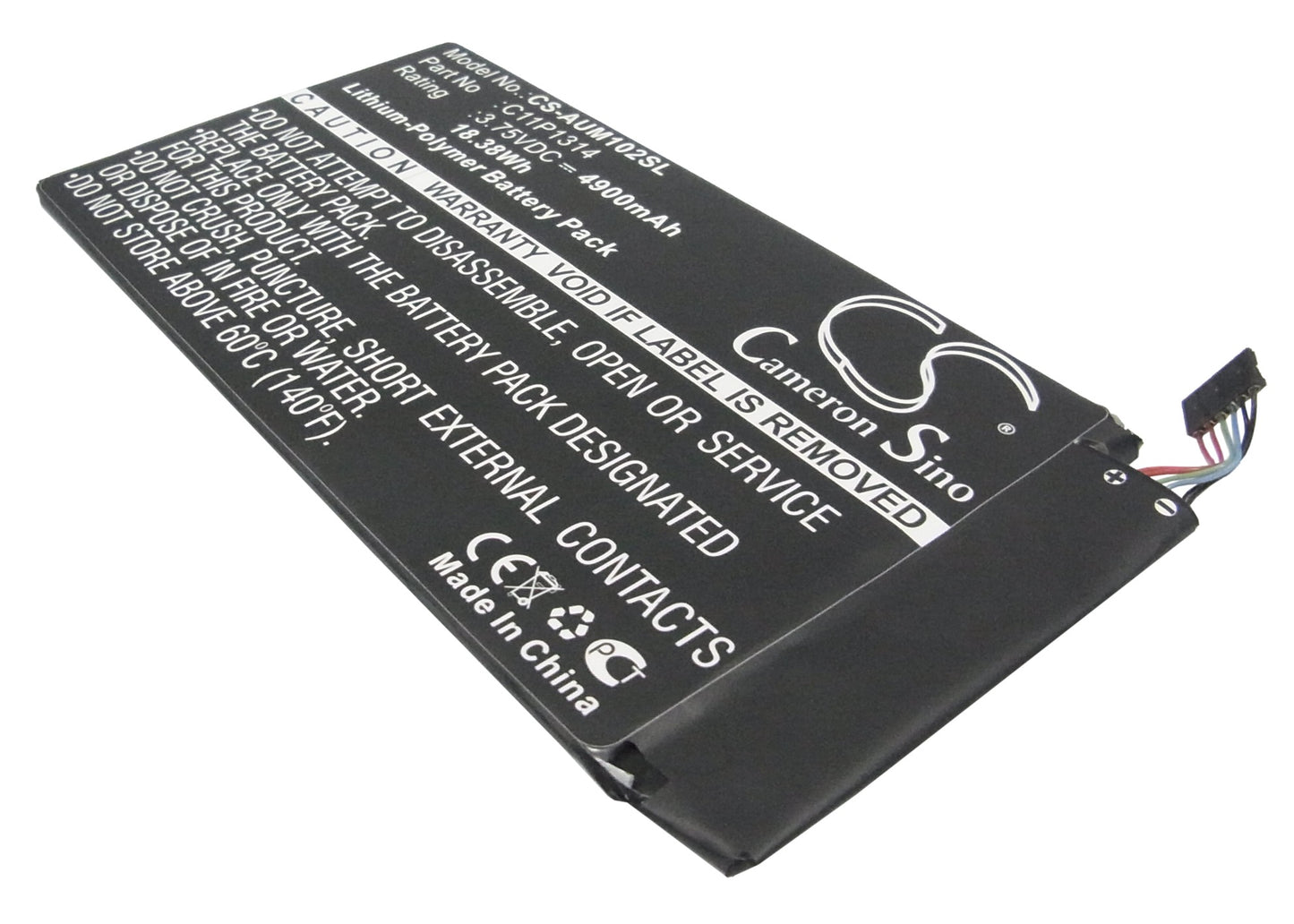3.75V 4900mAh/18.38Wh Li-Polymer Tablet Battery for Asus