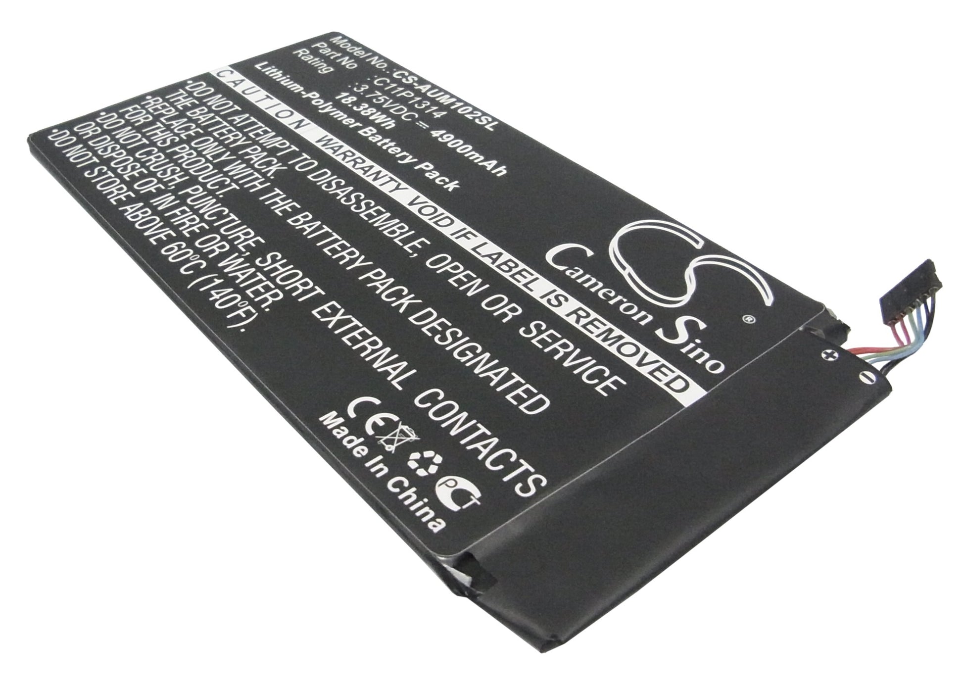 3.75V 4900mAh/18.38Wh Li-Polymer Tablet Battery for Asus