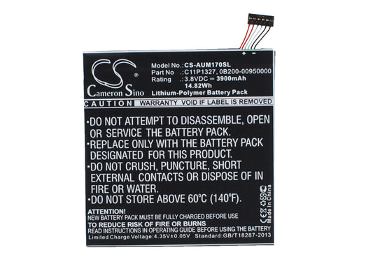 3.8V 3900mAh/14.82Wh Li-Polymer Tablet Battery for Asus