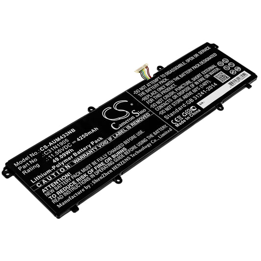 CS-AUM433NB Replacement Battery – Compatible with VivoBook 14 S433FL-EB072T, VivoBook 14 S433FL-EB093T, VivoBook 14 S433FL-EB107T, VivoBook 14 S433FL-EB180T, VivoBook 14 S433FL-EB181, VivoBook 14 S433FL-EB198TS, VivoBook 15 S513EA-BQ443T, VivoBook S14 M433IA-EB001T, VivoBook S14 M433IA-EB005T, VivoBook S14 M433IA-EB051T, VivoBook S14 M433IA-EB053T, VivoBook S14 M433IA-EB054T, VivoBook S14 M433IA-EB069T, VivoBook S14 M433IA-EB071TS, VivoBook S14 M433IA-EB202T, VivoBook S14 M433IA-EB203, VivoBook