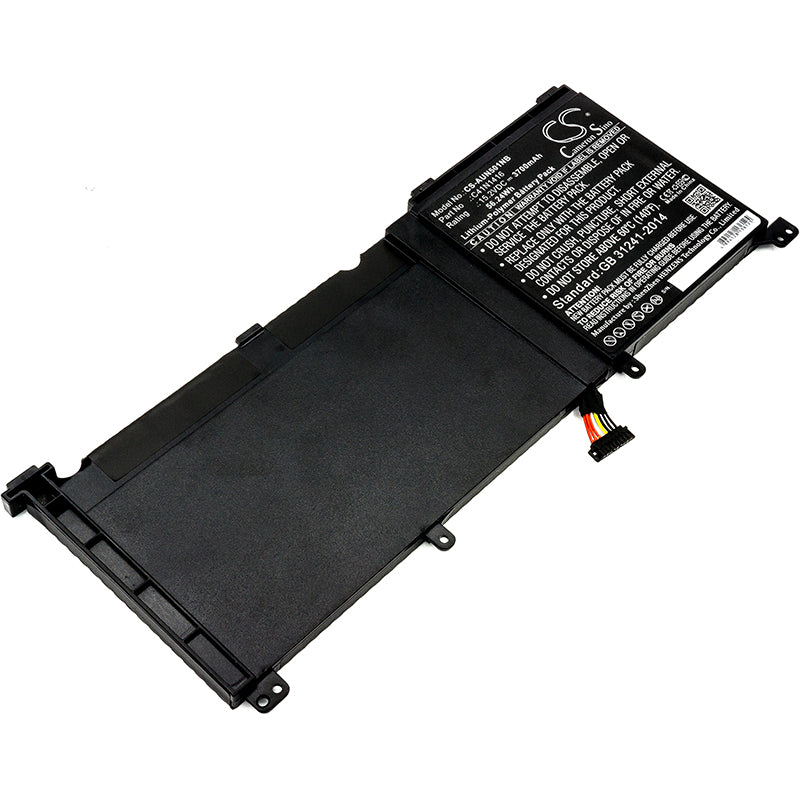 15.2V 3700mAh/56.24Wh Li-Polymer Notebook/Laptop Battery for Asus