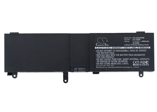 15V 4000mAh/60.00Wh Li-Polymer Notebook/Laptop Battery for Asus