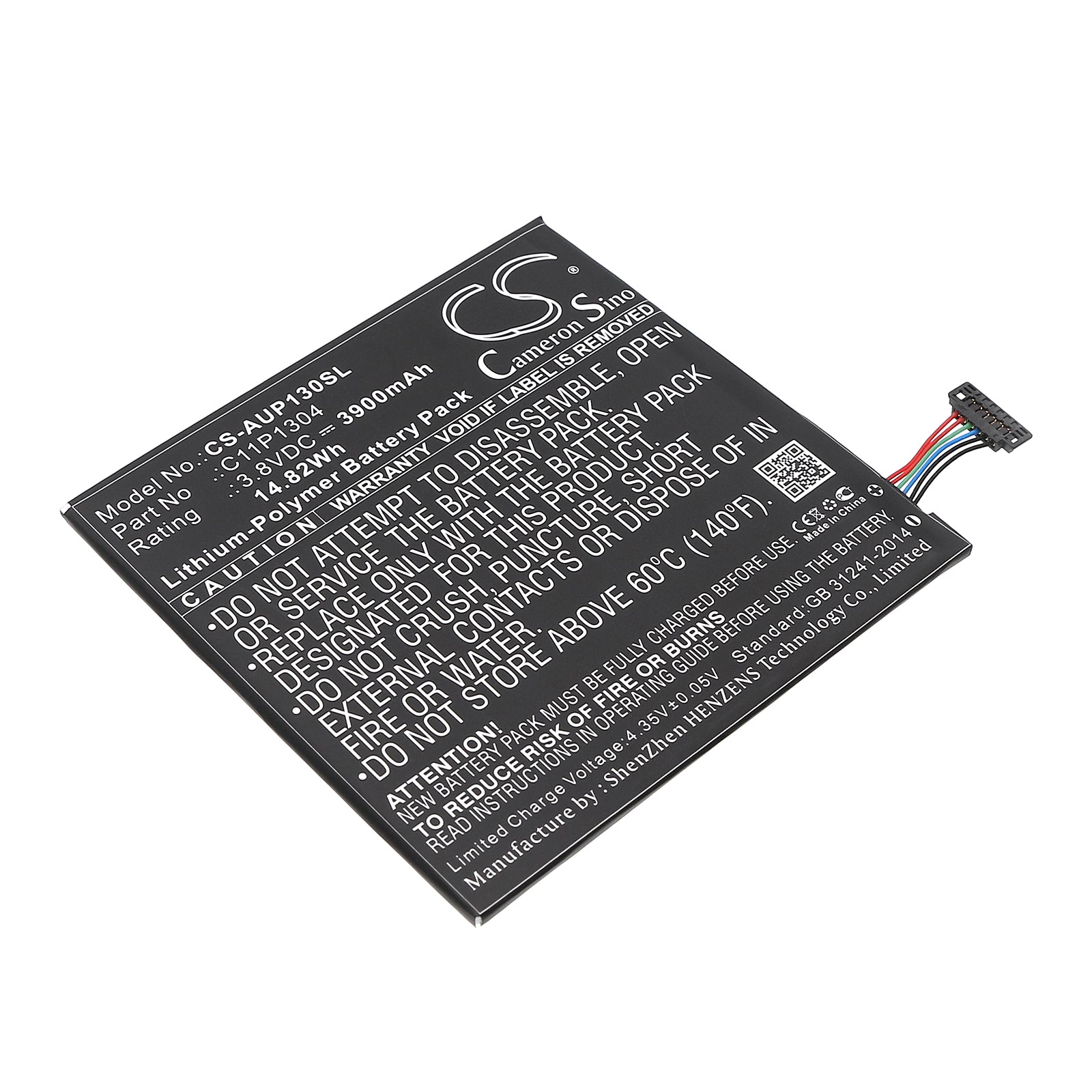 3.8V 3900mAh/14.82Wh Li-Polymer Tablet Battery for Asus