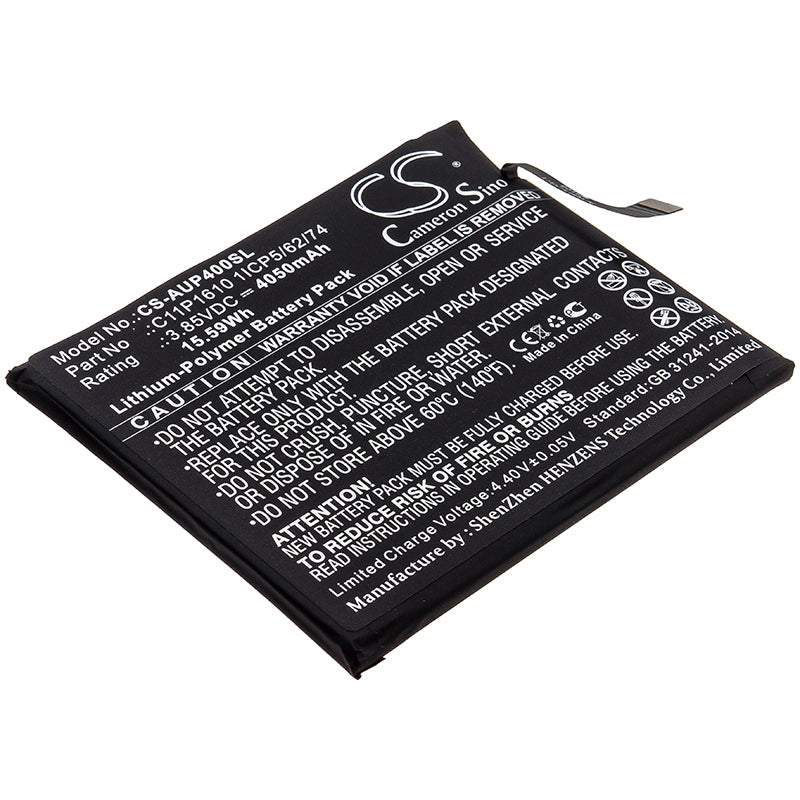 CS-AUP400SL Replacement Battery – Compatible with ZB500TL, ZenFone Pegasus 4A