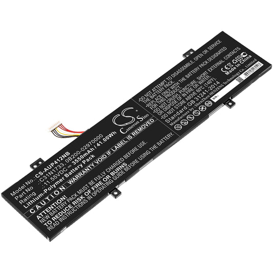 CS-AUP412NB Replacement Battery – Compatible with TP412FA, TP412FA-DB72T, TP412FA-EC011T, TP412FA-EC013T, TP412FA-EC020T, TP412FA-EC026T, TP412FA-OS31T, TP412FA-SB55T, TP412UA, TP412UA-0061B8130U, TP412UA-1A, TP412UA-1B, TP412UA-AS8202T, TP412UA-DB21T, TP412UA-DB71T, TP412UA-EC035T, TP412UA-EC036T, TP412UA-EC039T, TP412UA-EC047T, TP412UA-EC056T, TP412UA-EC058T, TP412UA-EC059T, TP412UA-EC060T, TP412UA-EC075T, TP412UA-EC076T, TP412UA-EC089T, TP412UA-EC090T, TP412UA-EC092T, TP412UA-EC098T,