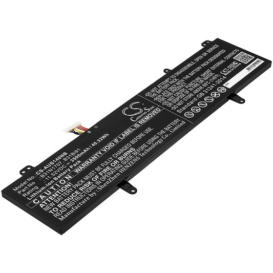 CS-AUS140NB Replacement Battery – Compatible with A411UF, F411UF, P1410UF, S4100V, S4100VN8550U, S410U, S410UA, S410UF, S410UN, S410UQ, S4200UF, Vivobook 411UN, Vivobook A411UF, Vivobook F411UF, Vivobook K501U, Vivobook P1410UF, Vivobook R422UF, VivoBook S14, Vivobook S4100V, Vivobook S4100VN, Vivobook S4200U, Vivobook S4200UF, Vivobook X411UA, Vivobook X411UF, Vivobook X411UQ, X411UA, X411UF, X411UN, X411UQ