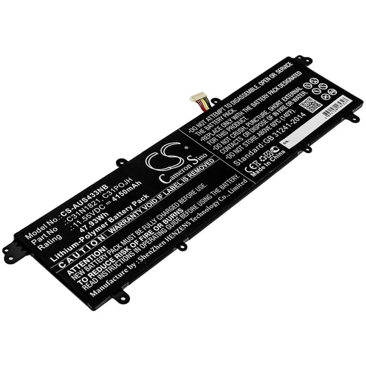 CS-AUS433NB Replacement Battery – Compatible with UX3000XN, UX392FA, UX392FN-2B, VivoBook 14 S433FL-EB072T, VivoBook 14 S433FL-EB107T, VivoBook 14 S433FL-EB180T, VivoBook 14 S433FL-EB181, VivoBook 14 S433FL-EB198TS, VivoBook S14 M433IA-EB001T, VivoBook S14 M433IA-EB005T, VivoBook S14 M433IA-EB051T, VivoBook S14 M433IA-EB053T, VivoBook S14 M433IA-EB054T, VivoBook S14 M433IA-EB056, VivoBook S14 M433IA-EB069T, VivoBook S14 M433IA-EB071TS, VivoBook S14 M433IA-EB074TS, VivoBook S14 M433IA-EB082T,