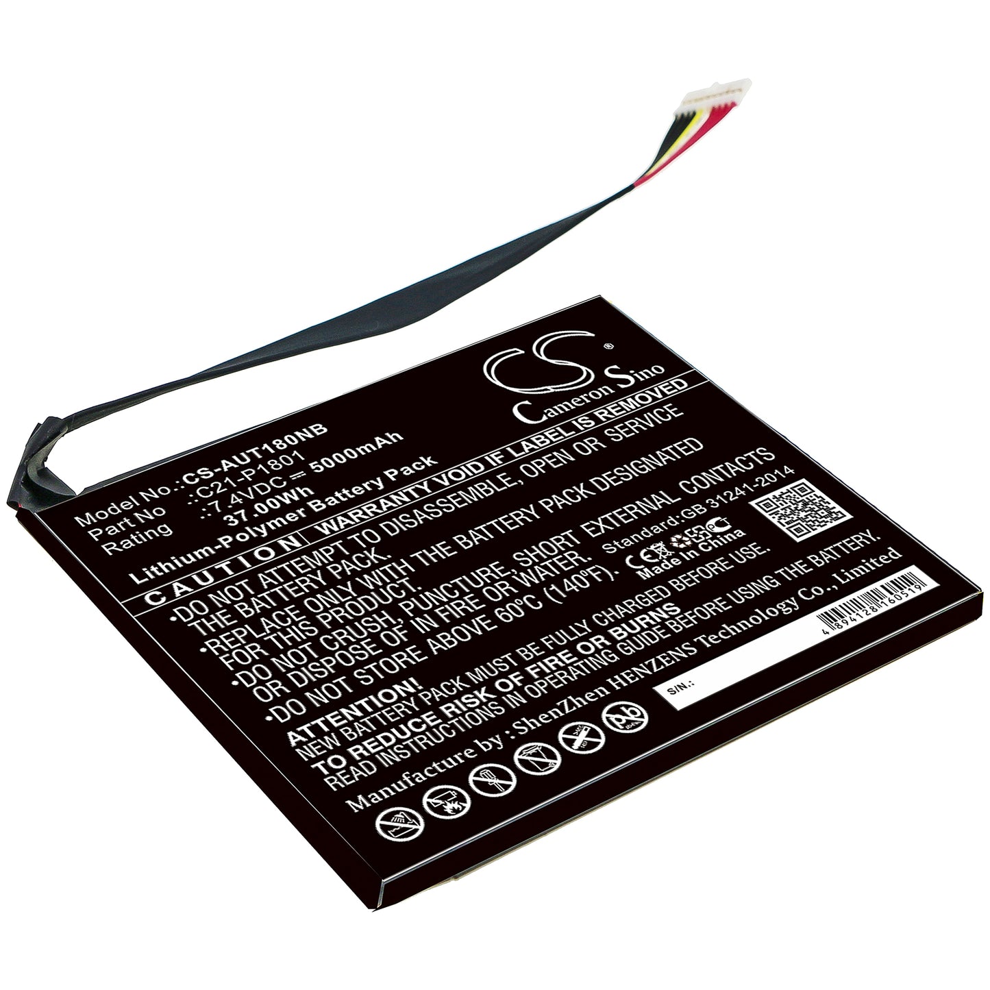 CS-AUT180NB Replacement Battery – Compatible with AP180C, P18Y23, Transformer AIO P1801, Transformer AiO P1801 Tablet P, Transformer AIO P1801-B003M, Transformer AIO P1801-B037K, Transformer AIO P1801-B038K, Transformer AIO P1801-B039K, Transformer AIO P1801-B040K, Transformer AIO P1801-B041K, Transformer AIO P1801-B046K, Transformer AIO P1801-B054K, Transformer AIO P1801-B061K, Transformer AIO P1801-B062K, Transformer AIO P1801-B068K, Transformer AIO P1801-B073K, Transformer AIO P1801-B074K,